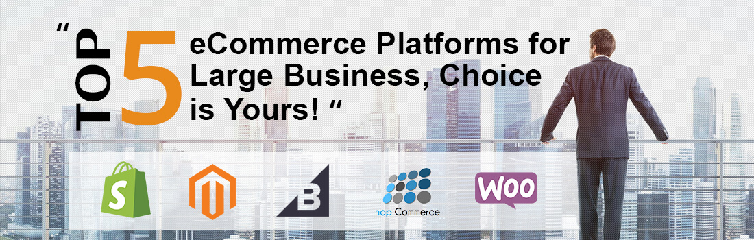 Top 5 eCommerce Platforms for Large Business, Choice is Yours!